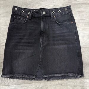 AllSaints Black Denim Mini